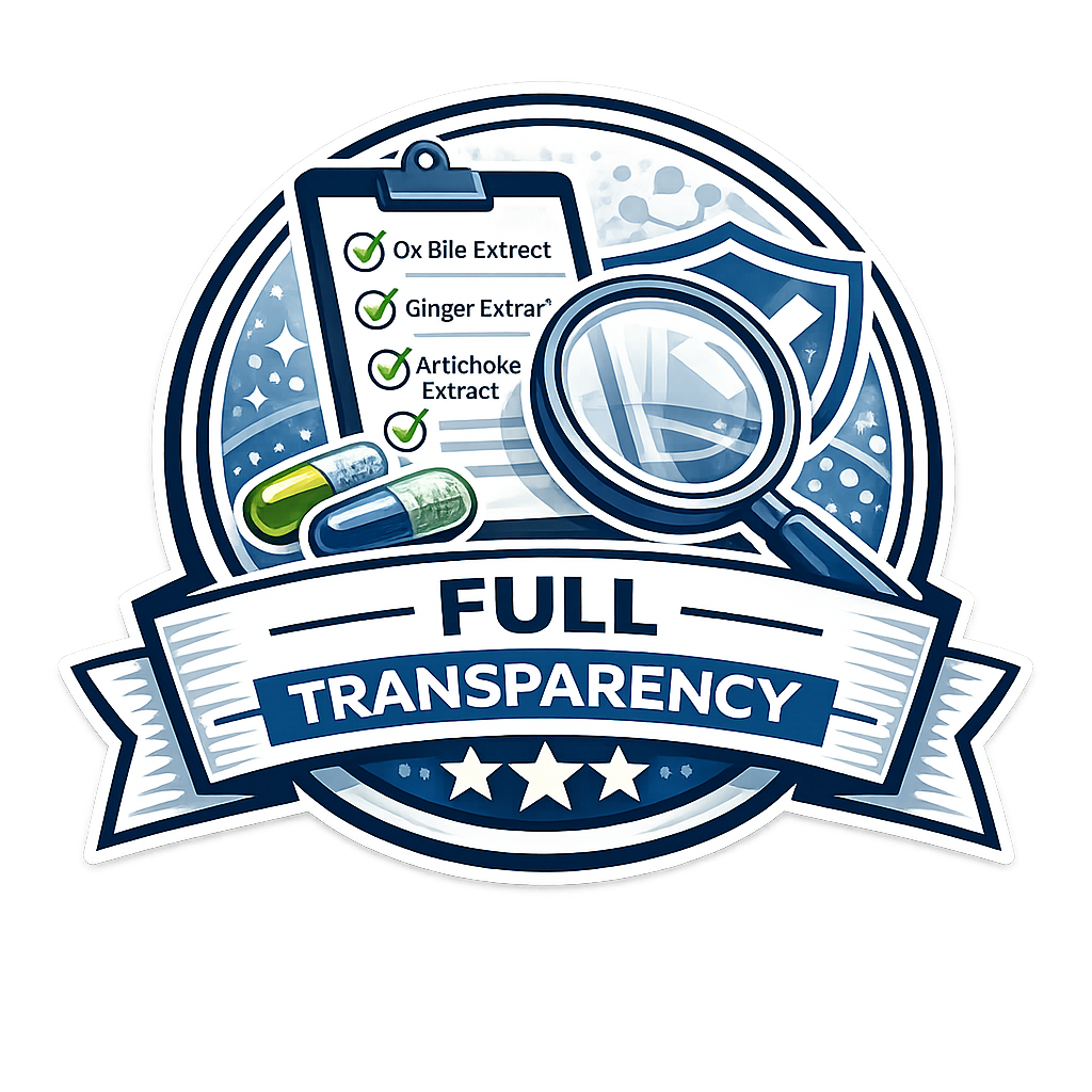 Full ingredient transparency icon